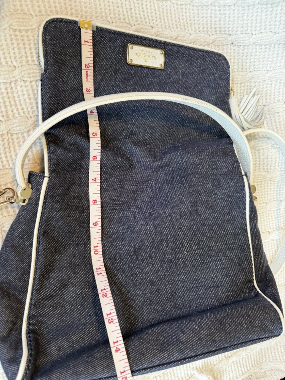 Kate Spade denim crossbody - Picture 8 of 12